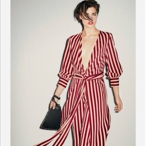 Zara tunic with front ties/ belt